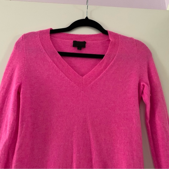 J. Crew Collection Italian Cashmere Pink Sweater Small - Picture 5 of 6